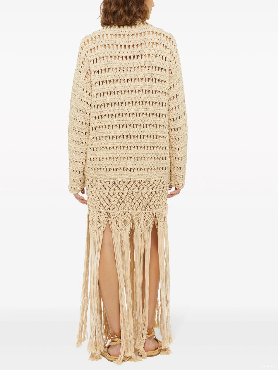 Cheap India Letter Alanui Love to Women crochet cardigan 0819
